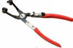 Curved laryngeal beam pliers