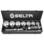 15 Pcs 1” Dr. Socket Set