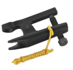 Narrow and enlarged tie rod ball joint puller