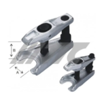 Dual adjustable tie rod ball joint extractor