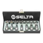 16 Pcs 1/2” Dr. Star Socket Set