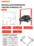 2post launch lift 6 ton