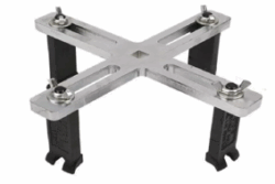 Bent foot fuel tank cover wrench four claws