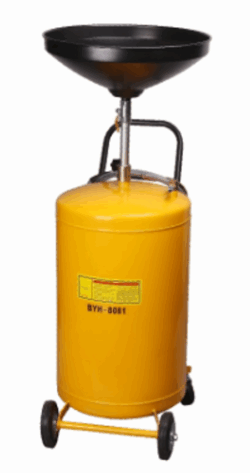 pneumatic oil receiver 8081 (single connection) - with tray
