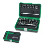 45PCS 1/4" DR.Mini   Ratchet Socket & Bit Set